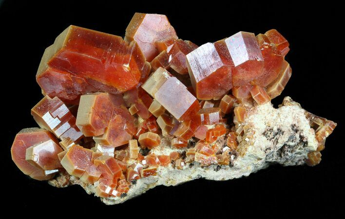 Large, Ruby Red Vanadinite Crystals - Morocco #57143